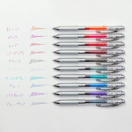 Pentel BLN74TL-10 EnerGel Ink Ballpoint Pen, 0.02 inches (0.4 mm), 10 Colors