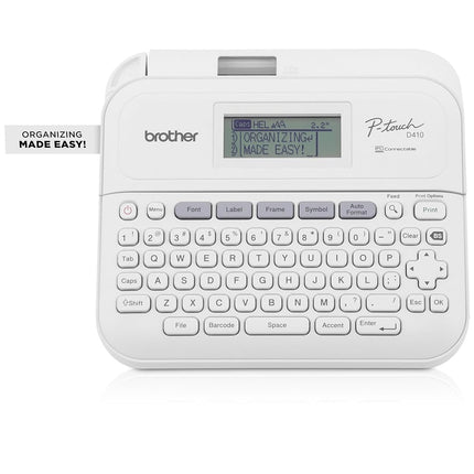 BROTHER P-Touch PT-D410VP Home/Office Advanced Label Maker | Connect via USB to Create and Print on TZe Label Tapes up to ~3/4 inch | Comes w/Carrying Case