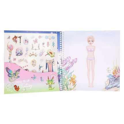 Topmodel 413439 Dress Me Up Fantasy Sticker Book
