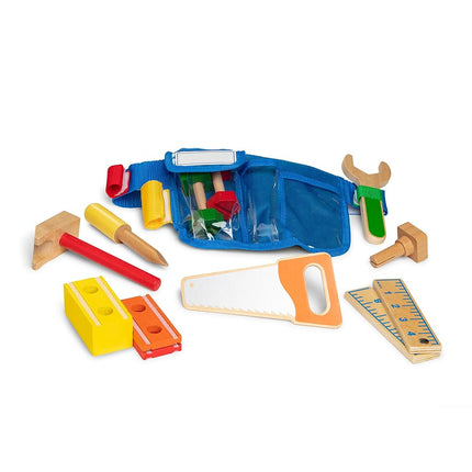 Melissa & Doug Deluxe Tool Belt Set | Pretend Play | Role Play Sets | 3+ | Gift for Boy or Girl