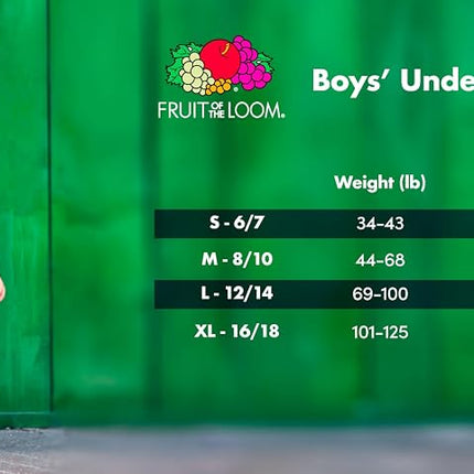FRUIT OF THE LOOM Boys' Fashion Brief (Pack of 5) - Multi -