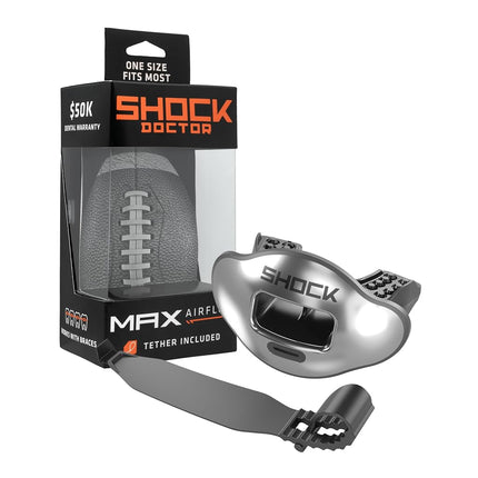 Shock Doctor 3500 Max Airflow 2.0 Lip Guard, Chrom
