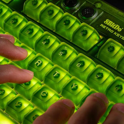 8BitDo Retro 87 Mechanical Keyboard with RGB Backlight, Bluetooth/2.4G/USB-C Hot Swappable Wireless Gaming Keyboard for Windows and Android - Xbox Edition (Officially Licensed) [video game]