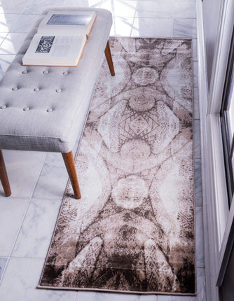 Unique Loom 3141550 Area Rug, 3' x 20', Brown