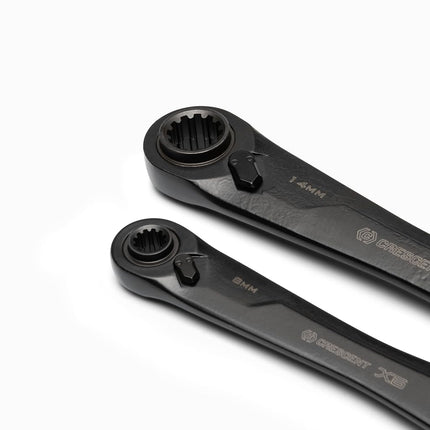 Crescent CX6DBM2 2 Piece X6 4-in-1 Double Box Ratcheting Wrench Set Metric, 8-19mm