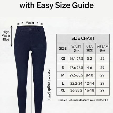 HUE Women's Ultra Soft High Waist Denim Leggings, Silver Grey Wash, XL