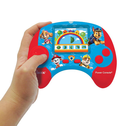 Lexibook, Paw Patrol Power Console - Educational Bilingual Game Console with 100 Activities in English/Spanish, JCG100PAi2