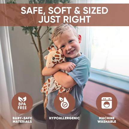 Love By Emi Musical Baby Comforter - White Noise & Lullaby - Calms Fussy Babies, Reduces Night Wakeups & Helps Toddlers Sleep Longer – Proven Sleep Aid for Parents - Machine Washable, Newborn Gift