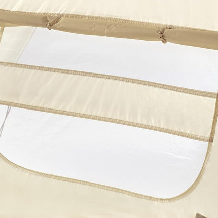 Bestway SaluSpa Windproof UV Protection Sun Shade Canopy Attachment Accessory with Mesh Windows for Round Inflatable Hot Tub Spas (Canopy Only)