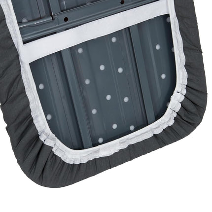 Ironing Board Cover and Pad (Charcoal), 100% Cotton with Premium Polyester Padding by Seymour Home Products; Fits Full Size Board | Stain and Scorch Resistant; Elastic Edge | Laundry Accessories