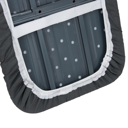 Ironing Board Cover and Pad (Charcoal), 100% Cotton with Premium Polyester Padding by Seymour Home Products; Fits Full Size Board | Stain and Scorch Resistant; Elastic Edge | Laundry Accessories