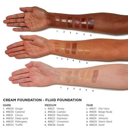 LORD & BERRY Cream Foundation, Almond 50 ml