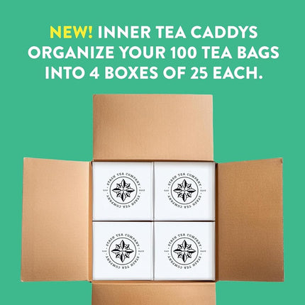 Stash Tea Double Spice Chai Black Tea Bags, 100-Count Box