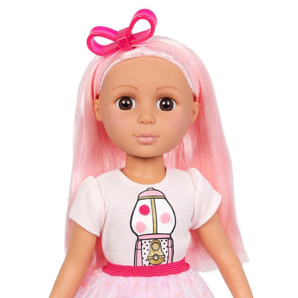 Glitter Girls 14 Inch Doll Clothes, A Pop of Pink 7 Piece Outfit Set