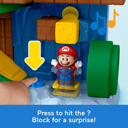 Fisher-Price My Mario Adventure Toddler Toy Set with Sounds and Musical Figures, Preschool Ages 18 Months