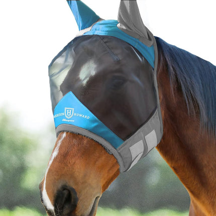 Harrison Howard Pro Luminous Horse Fly Mask Standa