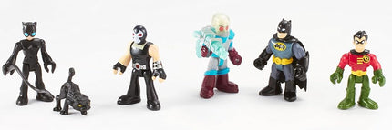 Imaginext BCV33 - DC Super Friends Toy Playset - Batman Robin Catwoman Mr Freeze Bane Action Figure
