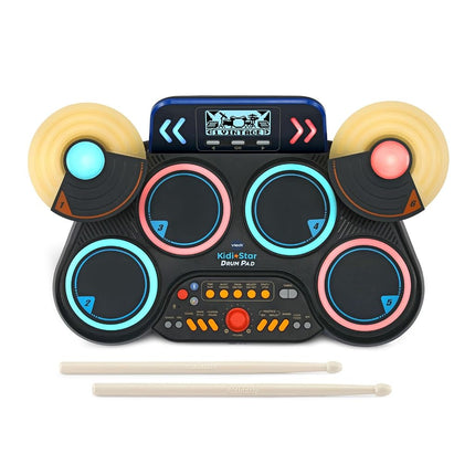 VTech Kidi Star Drum Pad, Black