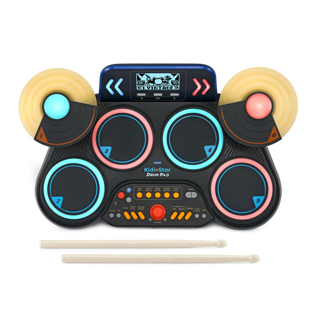 VTech Kidi Star Drum Pad, noir