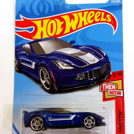 Hot Wheels 2018 Then And Now Corvette C7 Z06 339/3