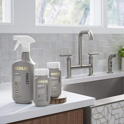 Kohler K-23729-NA Stainless Steel Cleaner, 8 FL Oz