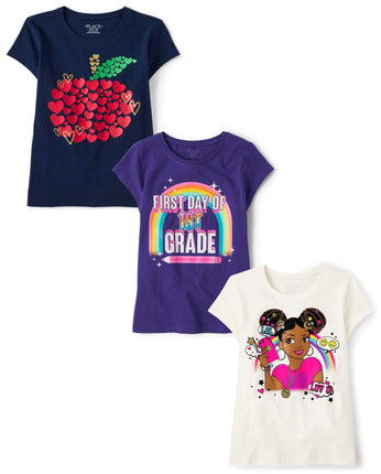 The Children's Place Girls' School Days Short Slee