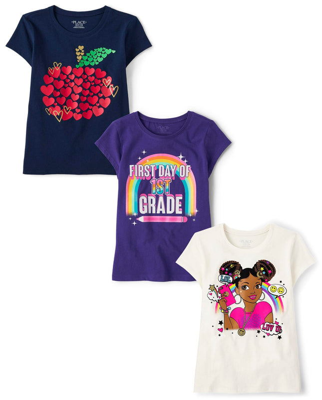 The Children's Place Girls' School Days Short Slee