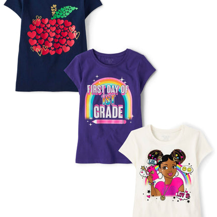 The Children's Place Girls' School Days Short Slee