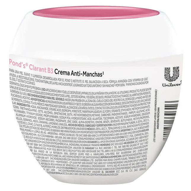 Pond Correcting Cream, Clarant B3 Dark Spot Normal to Dry Skin 7 oz
