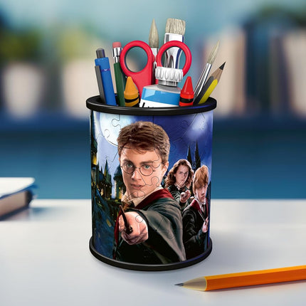 Ravensburger 3D Puzzle 11154 - Utensilo Harry Potter - 54 Pieces - Pen Holder for Harry Potter Fans from 6 Years, Desk Organiser for Children