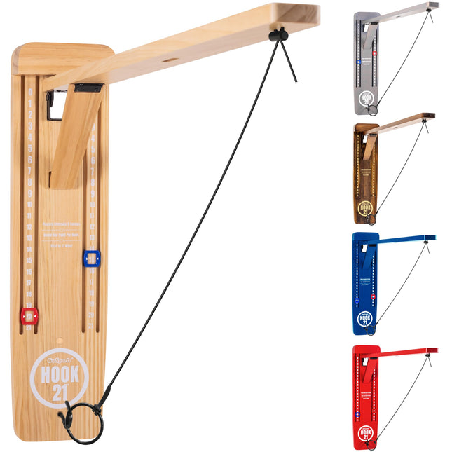 GoSports Hook 21 Wall Mounted Ring Swing Game with