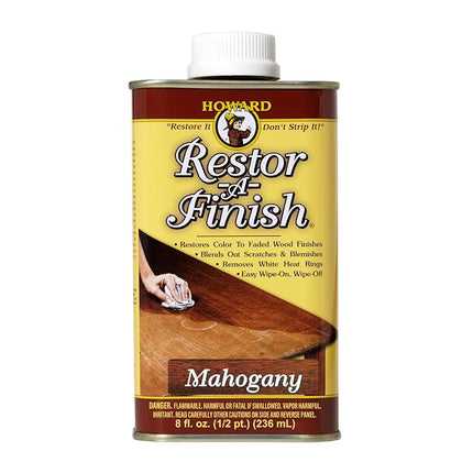Howard Restor-A-Finish Mahogany RF5008 Restore the Original Finish on Wooden Furniture 236ml