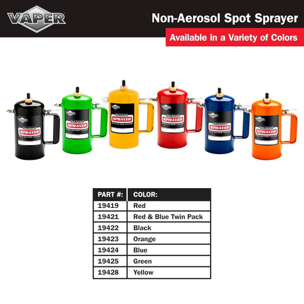 Vaper 19422 Spot Spray Non-Aerosol Sprayer - Black