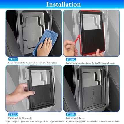 YPHUIKI 3PCS Center Console Organizer for Honda CR-V 2023-2026