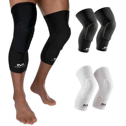 McDavid – 6446R – Knee compression sleeve – Hexpad – Unisex Adult – Knee pads sleeve – Prevents impact injuries – Very elastic – Indoor Sports – Basketball knee sleeve – (6446R)