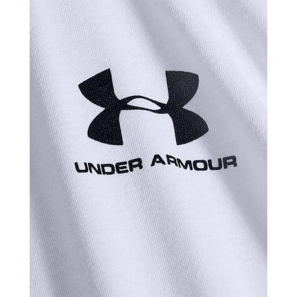 Under Armour UA Sportstyle Left Chest LS White/Black