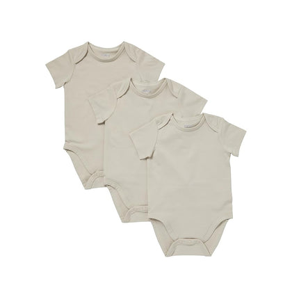 Lot de 3 bodys à manches courtes Pure Comfort pour bébés Hanes, bodys pour bébés, garçons et filles, bleu/vert, 6 MOIS