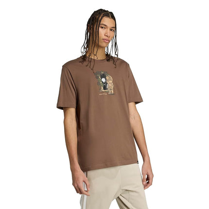 adidas Men's Camouflage Graphic T-Shirt, Earth Strata/Explorer, M Tall
