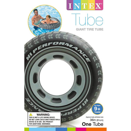 Intex Tire Tube Swim Ring, 36" Pack of 2