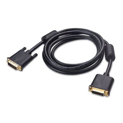 Cable Matters Cable de Extensión DVI a DVI (Cable de Extensión DVI-D de Doble Enlace) - 1.8 Metros