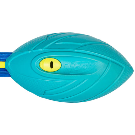 NERF Neon Vortex Aero Howler Foam Football - NERF Soft Vortex Football for Long-Distance Throws - Great for Pool and Beach Football - Kids Aero Howler Whistle Vortex Foam Ball - Neon