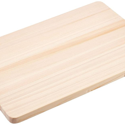 Shun Cutlery Large Hinoki Cutting Board, 17.75" x 11.75" Large Wooden Cutting Board for Kitchen, Medium-Soft Wood Preserves Knife Edges, Forest Stewardship Council Certified, Japanese Chopping Board