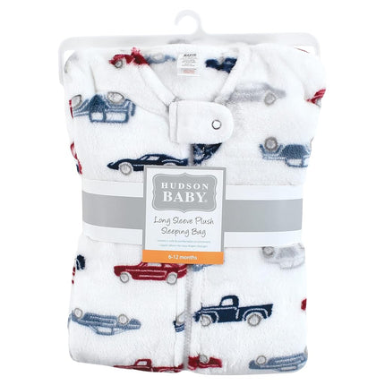 Gigoteuse, Nid d'ange ou Couverture en Peluche Unisexe Hudson Baby, Motif Voitures, 0-6 Mois