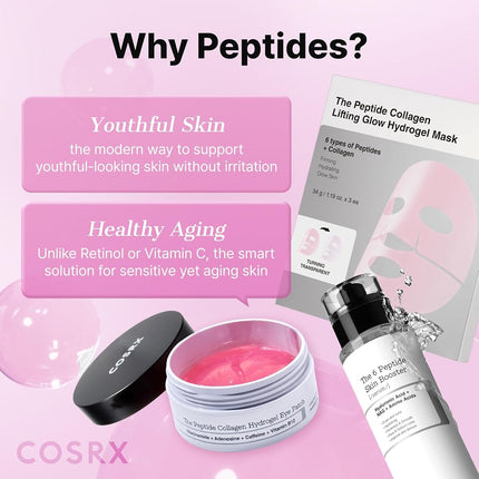 COSRX Pink Peptide Collagen Hydrogel Eye Patches 60pcs