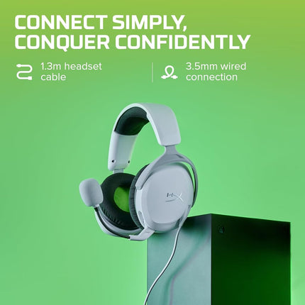 HyperX CloudX Stinger 2 Core - Casque de gaming pour Xbox, Léger, Casque supra-auriculaire avec micro, Fonction muet par rotation, Transducteurs de 40 mm