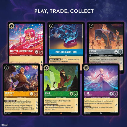 Ravensburger Disney Lorcana TCG: Shimmering Skies Booster Pack with Sleeves for Children Aged 8+