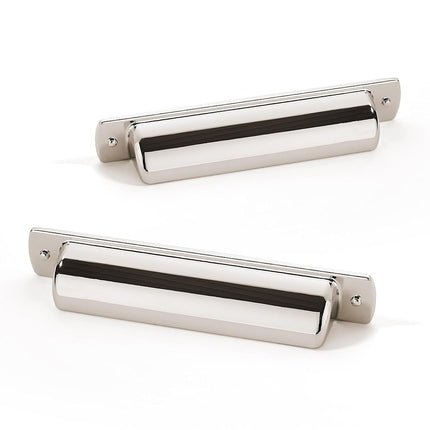 khtumeware 10 Pack 4" Polished Nickel Cabinet Cup 