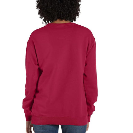 Hanes Originals Fleece, sudadera teñida para hombre, cuello redondo, Saltwater, Large