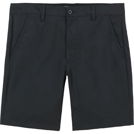 IZOD Men's 9.5" Micro Poly Classic Fit Golf Short, Caviar, 38