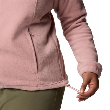 Columbia Benton Springs Women's Fleece Jacket, Pink (Eraser Pink), 2XL